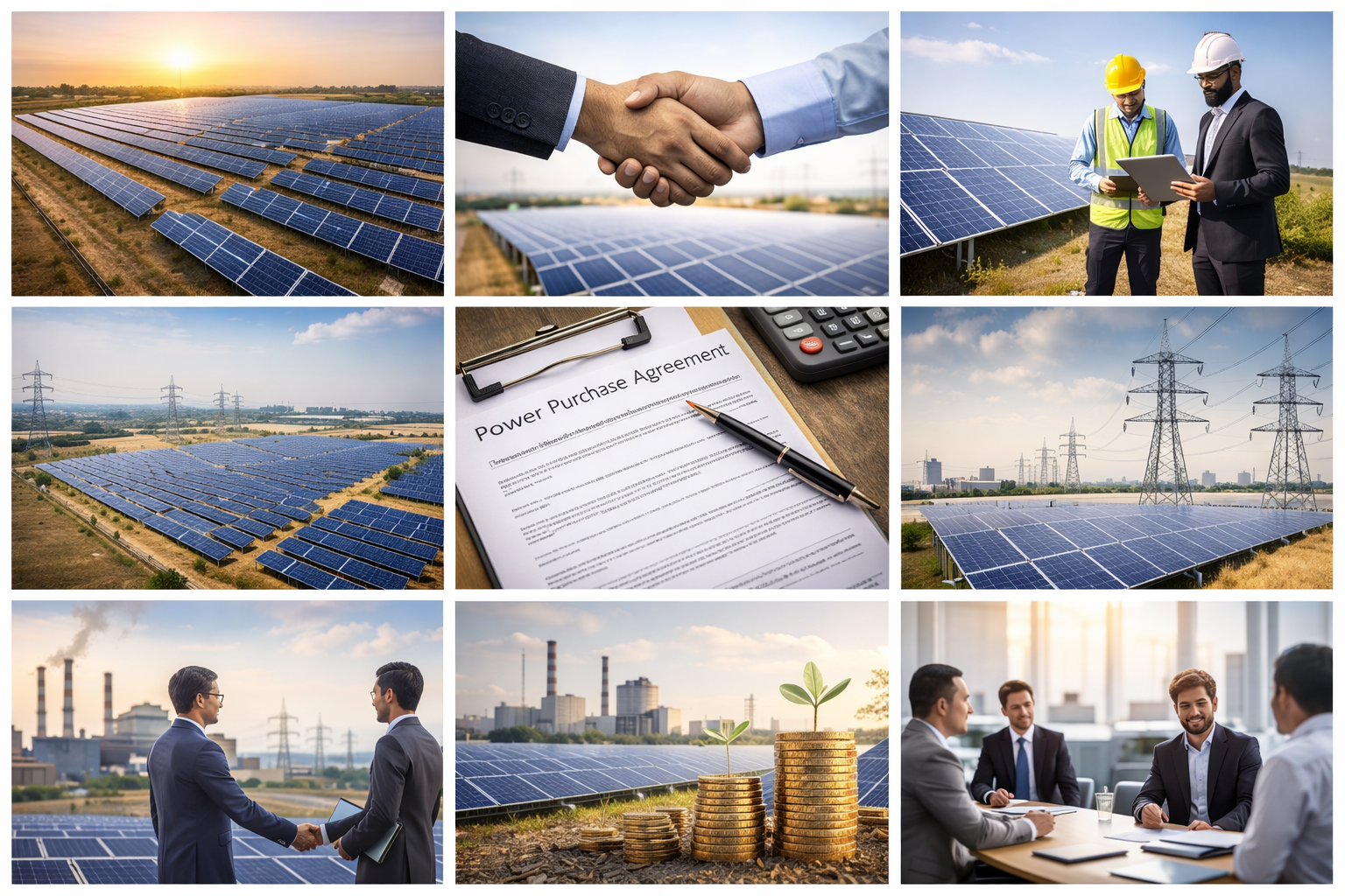 Third-Party Selling Solar Power Plant