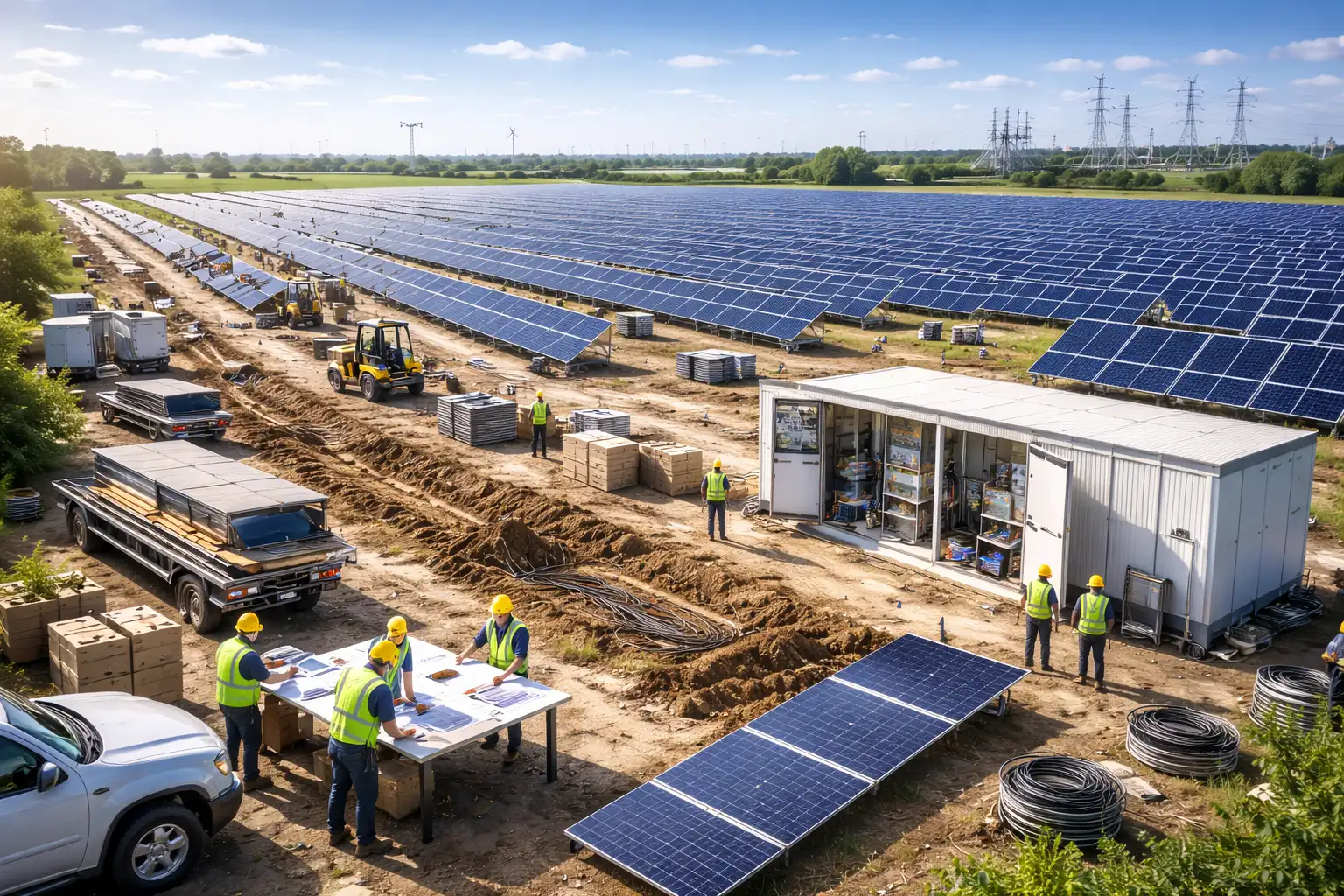 Turnkey Ground Solar EPC Solutions