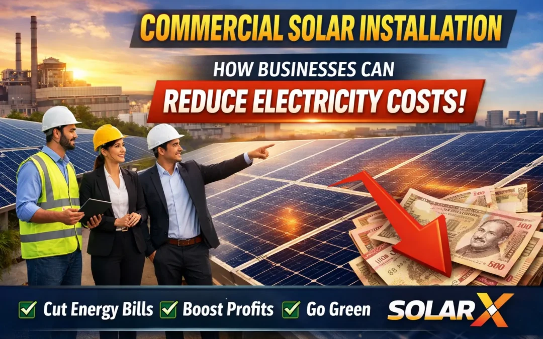 Commercial Solar Installation: How Businesses in India Can Reduce Electricity Costs